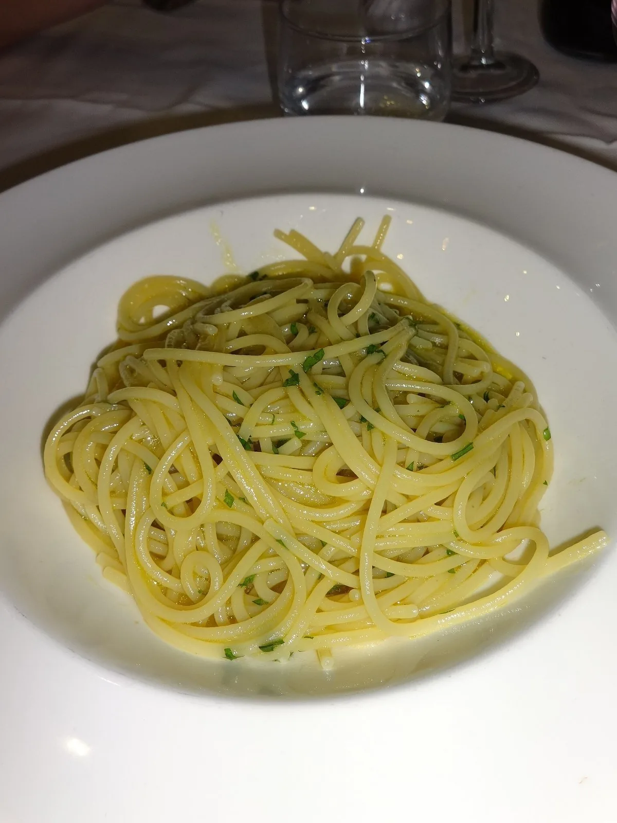 Spaghetti con la colatura di alici di Cetara